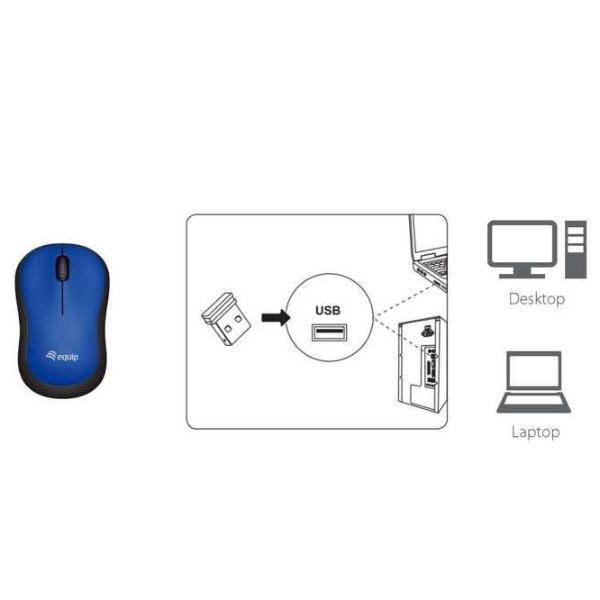 Confort Mouse Wireless Blu - immagine 6