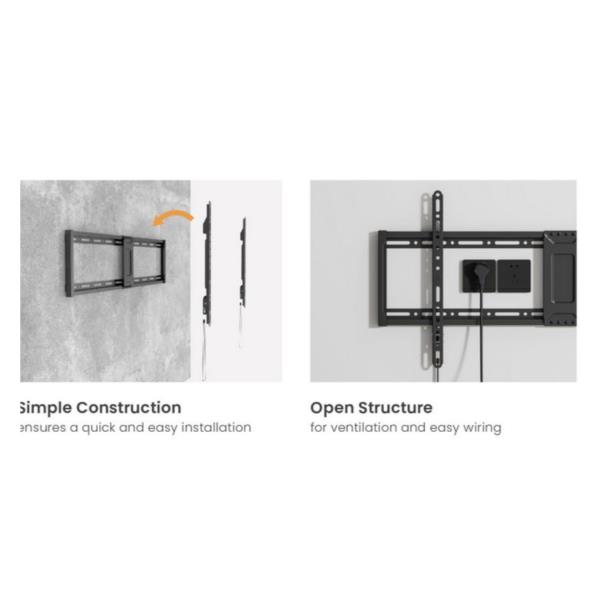 43 -95 Tilt Slim Tv Wall Mount Bra - immagine 5