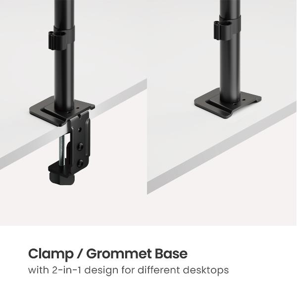 17"-32" Articulating Monitor Desk - immagine 4