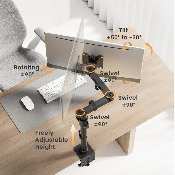 17"-32" Heavy -Duty Articulating - immagine 7