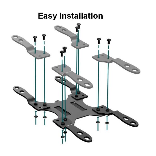 23"-42"Monitor Vesa Extension Adapt - immagine 7