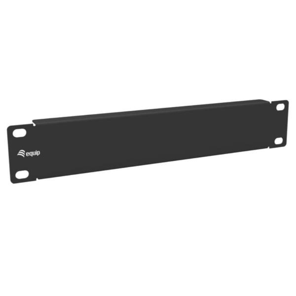 10" Blank Panel, 1U, Nero