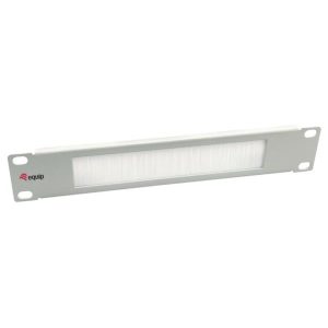 10" Brush Panel 1U, Light Grigio