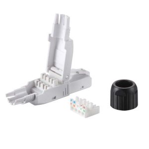 Cat.6A Tool-Free Rj45 Plug, 5Pcs/Se