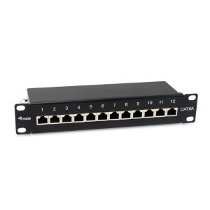 12-Port Cat.6A Shielded Patch Panel