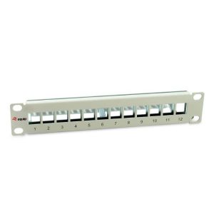 12-Port Keystone Shielded Patch Pan