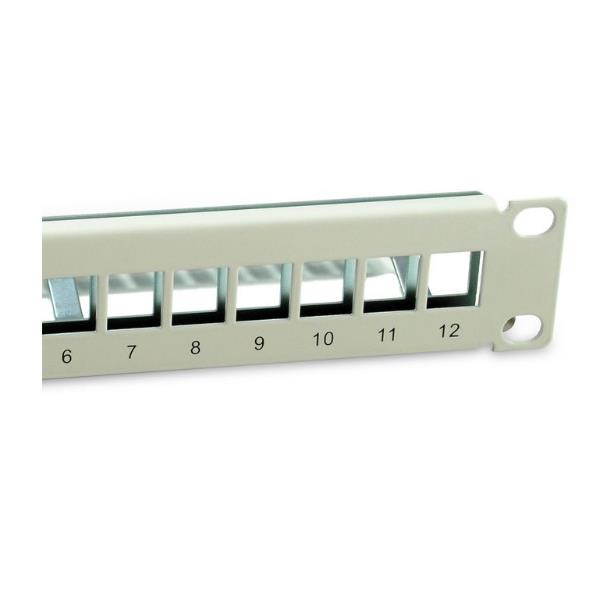 12-Port Keystone Shielded Patch Pan - immagine 4