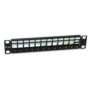 12-Port Keystone Shielded Patch Pan
