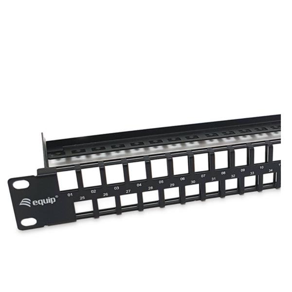 48-Port Keystone Cat.6 Unshielded P - immagine 2