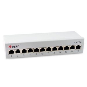 12-Port Cat.6A Desktop Shielded Pat