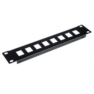 Keystone Patch Panel 10 1U Nero