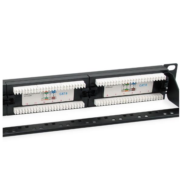 24-Port Cat.6 Unshielded Patch Pane - immagine 6