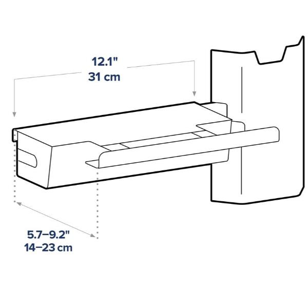 Printer Bracket Wall Track Large - immagine 4