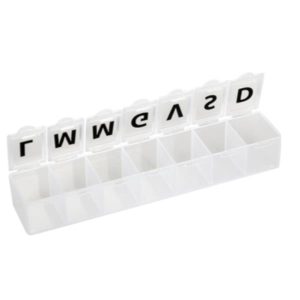 Portapillole Settimanale - Bianco