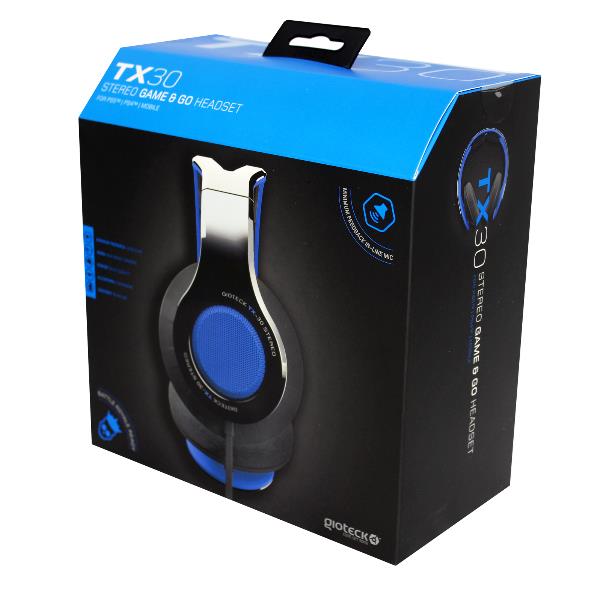 Tx30 Stereo Headset Ps4 Blu - immagine 7