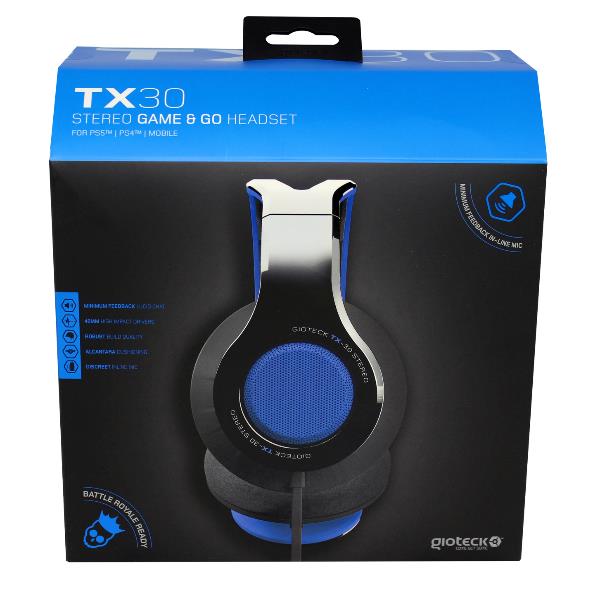 Tx30 Stereo Headset Ps4 Blu - immagine 3