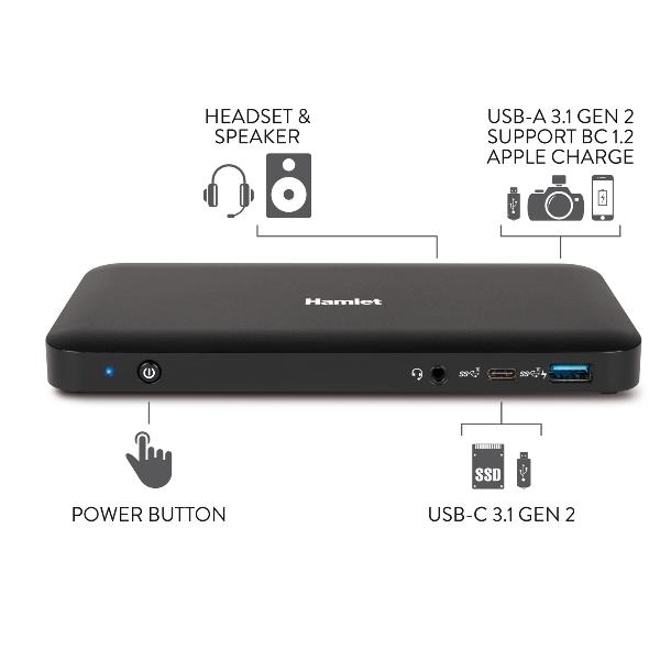Docking Station 85W HDMI 4Usb LAN - immagine 2