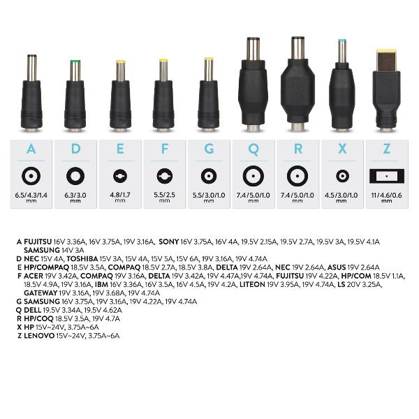 Alimentatore Notebook 90W Compact - immagine 6