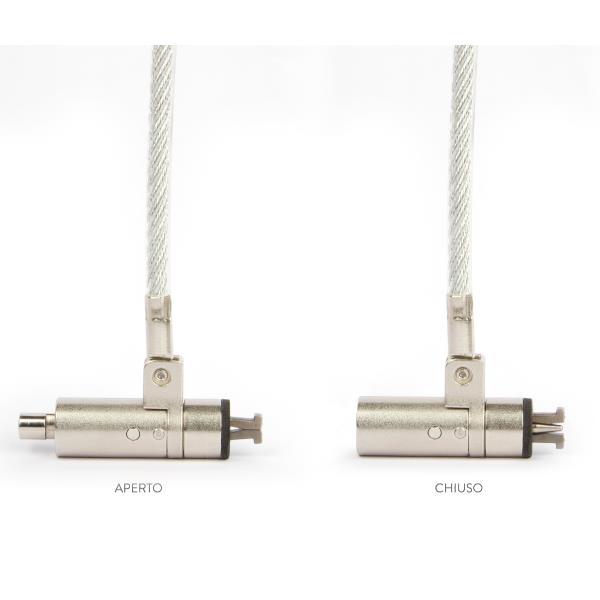 Cavo Sicurez. Noteb. Nanoslot 150Cm - immagine 4