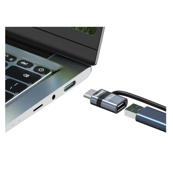 Adattatore Usbc M USB F + Fermacavo - immagine 4