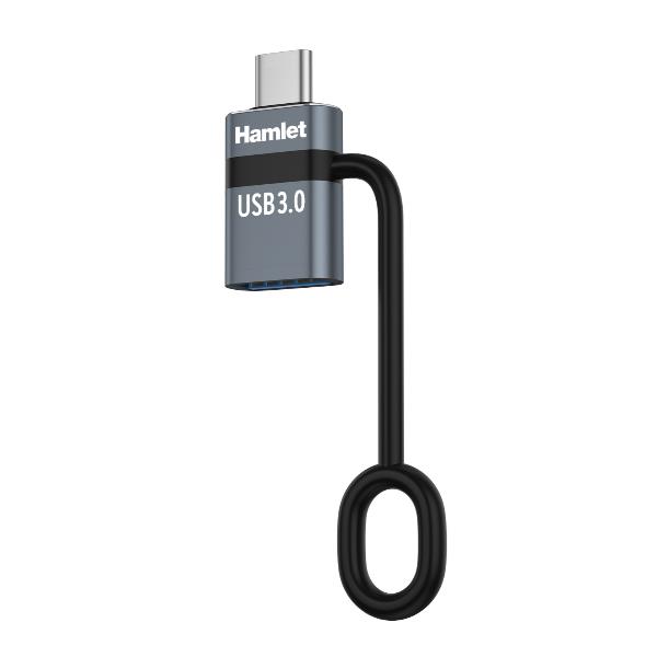 Adattatore Usbc M USB F + Fermacavo - immagine 2