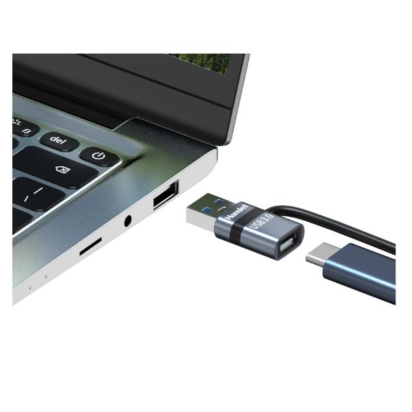 Adattatore USB M Usbc F + Fermacavo - immagine 4