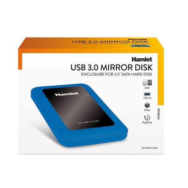 Box 2 5 Usb3.0 Rugged Mirror Blu - immagine 4