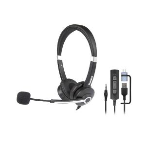 Cuffia Business Biaurale Con Mic.
