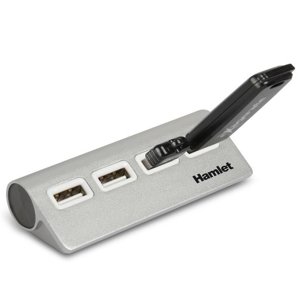 Hub USB 2.0 4 Porte Alluminio - immagine 4