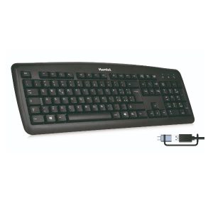 Tastiera Soft Touch + USB-C Adapter