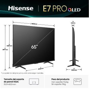 65 E7Q Pro Qled 4K UHD Smart 144Hz