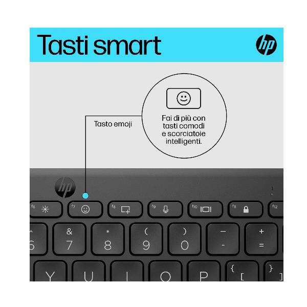 HP 350 Blk Compact Bluetooth Keyb - immagine 4