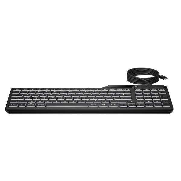 HP 400 Backlit Wired Kbd Ash Wired - immagine 3