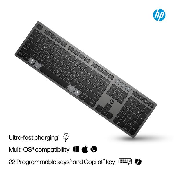 HP 725 Dual-Mode Keyboard Rechargbl - immagine 7