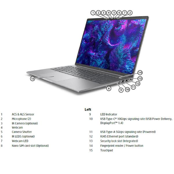 HP Zb8G1I16 U7 255H 16 32Gb/1Tb - immagine 2