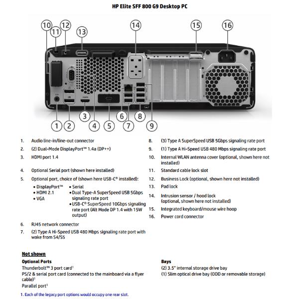 Sb Elite Small Form Factor 800 G9 I7165123Y - immagine 4