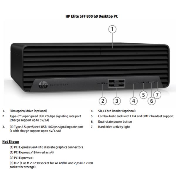 Sb Elite Small Form Factor 800 G9 I7165123Y - immagine 3