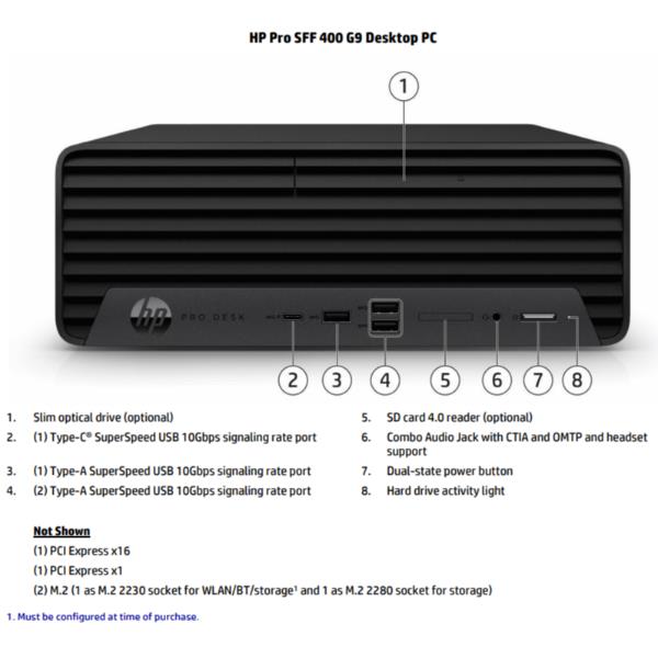 HP Pro Small Form Factor 400 G9 - immagine 4