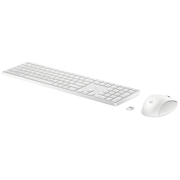 HP 655 Tastiera+Mouse Wrls Bianco - immagine 2