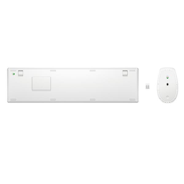 HP 655 Tastiera+Mouse Wrls Bianco - immagine 3