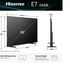 85 E79Q Qled 4K UHD Smart Vidaa
