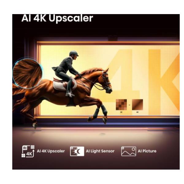 55 E79Q Qled 4K UHD Smart Vidaa - immagine 4
