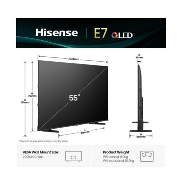 55 E79Q Qled 4K UHD Smart Vidaa