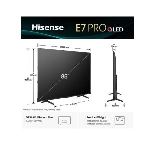 85 E7Q Pro Qled 4K UHD Smart 144Hz
