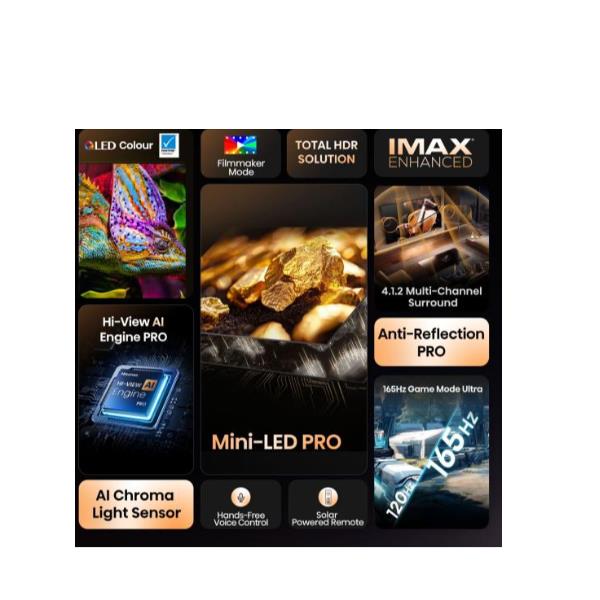 100 U8Q Mini LED 4K UHD Smart 165Hz - immagine 3