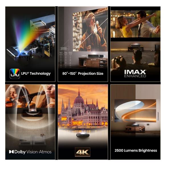 Laser Tv Pt1 80-150 4K UHD 3Laser - immagine 7