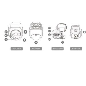 Ptz Wi-Fi Full-Color 3 Mp 2.8 Mm Ir