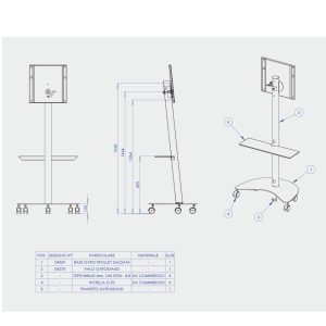 Gyro Trolley Per Samsung Flip 2