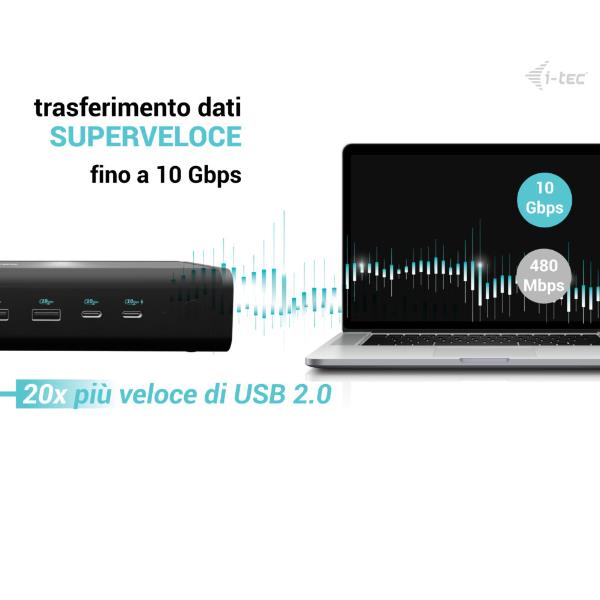 Universal 6X 4K Display Dock Pd140W - immagine 8