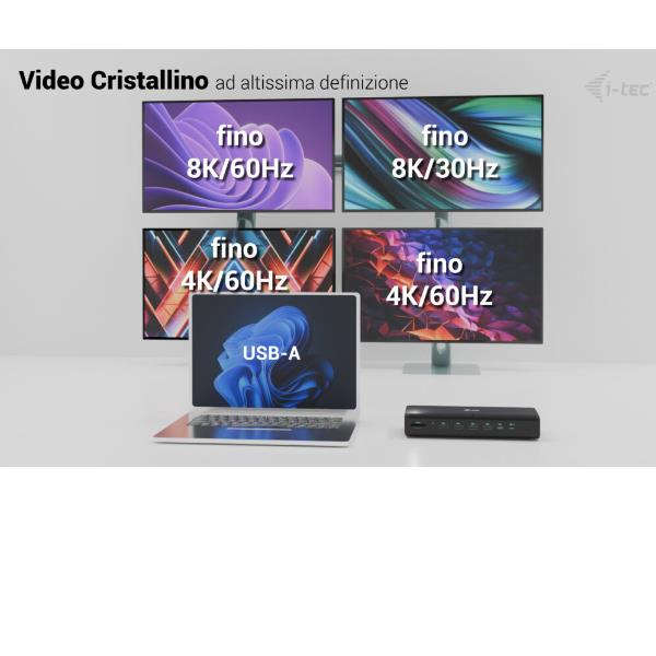 Universal 6X 4K Display Dock Pd140W - immagine 5